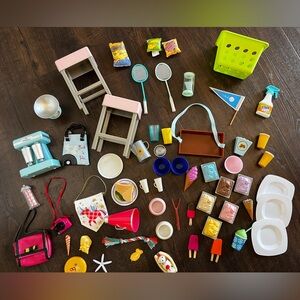 Colorful our generation Toy Set Accessories